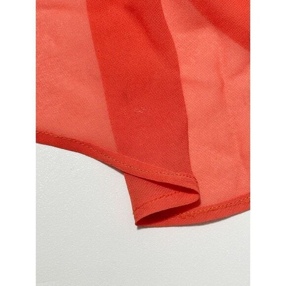 BCBGMAXAZRIA Women's Joy Cut-Out Sleeveless Dress Gown Ambrosia Orange Size 4 - Picture 15 of 16